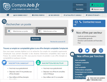 Tablet Screenshot of comptajob.fr